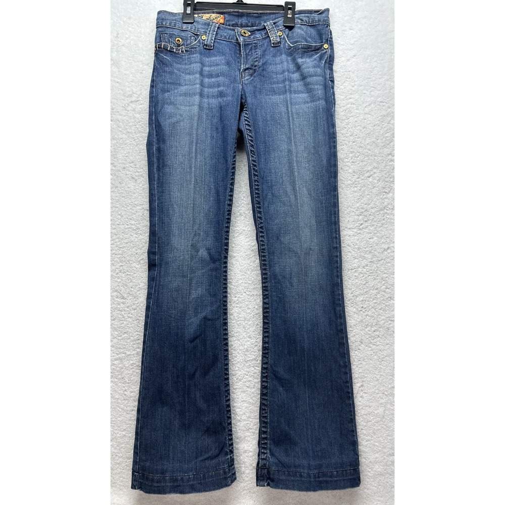 Lucky Brand Womens Size 6/28 Blue Meggie Fairfield Button Fly Denim Jeans (K9)